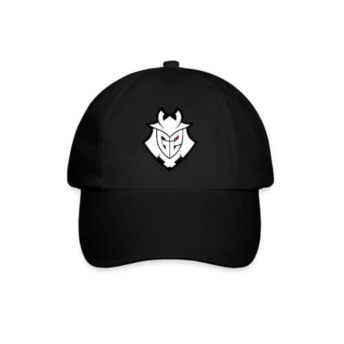 Casquette classique Spreadshirt G2 Esports logo noir aux finitions de lignes épurées