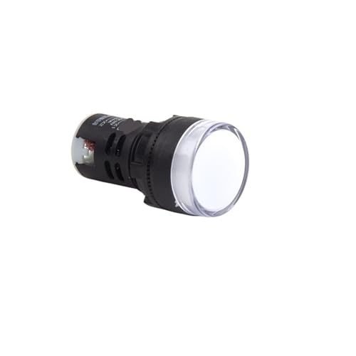 Voyant LED 24V blanc 22mm pour tableau de bord de bateau et camping-car