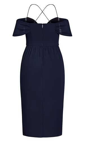 Image of City Chic Women's Plus Size Dress - Entwine Maxi