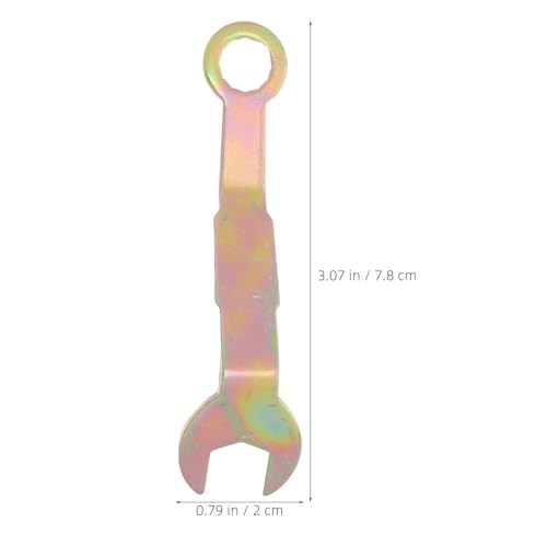 Toddmomy - Llave de ajuste pivotante para puertas correderas y plegables de armario, 3 piezas, 3/8" y 5/16", acabado dorado miniatura 2