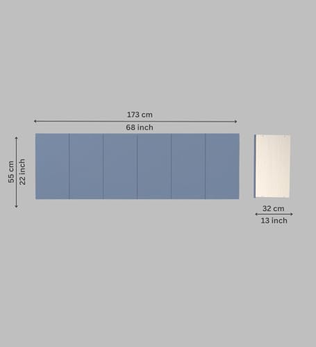 Image of SPECIALITY PANELS 6 Door Wall Cabinet with UV Profile Shutter | Wall Mounted Storage Cabinet for Kitchen Bathroom Living Room | Wooden Wall Cabinet Organizer UV Blueberry Finish DIY Assembly