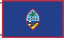 AES 3x5 (Wholesale lot of 5) Guam Super Polyester Nylon Flag 3'x5' House Banner 90cm x 150cm Grommets Double Stitched Premium Quality Indoor Outdoor Pole Pennant