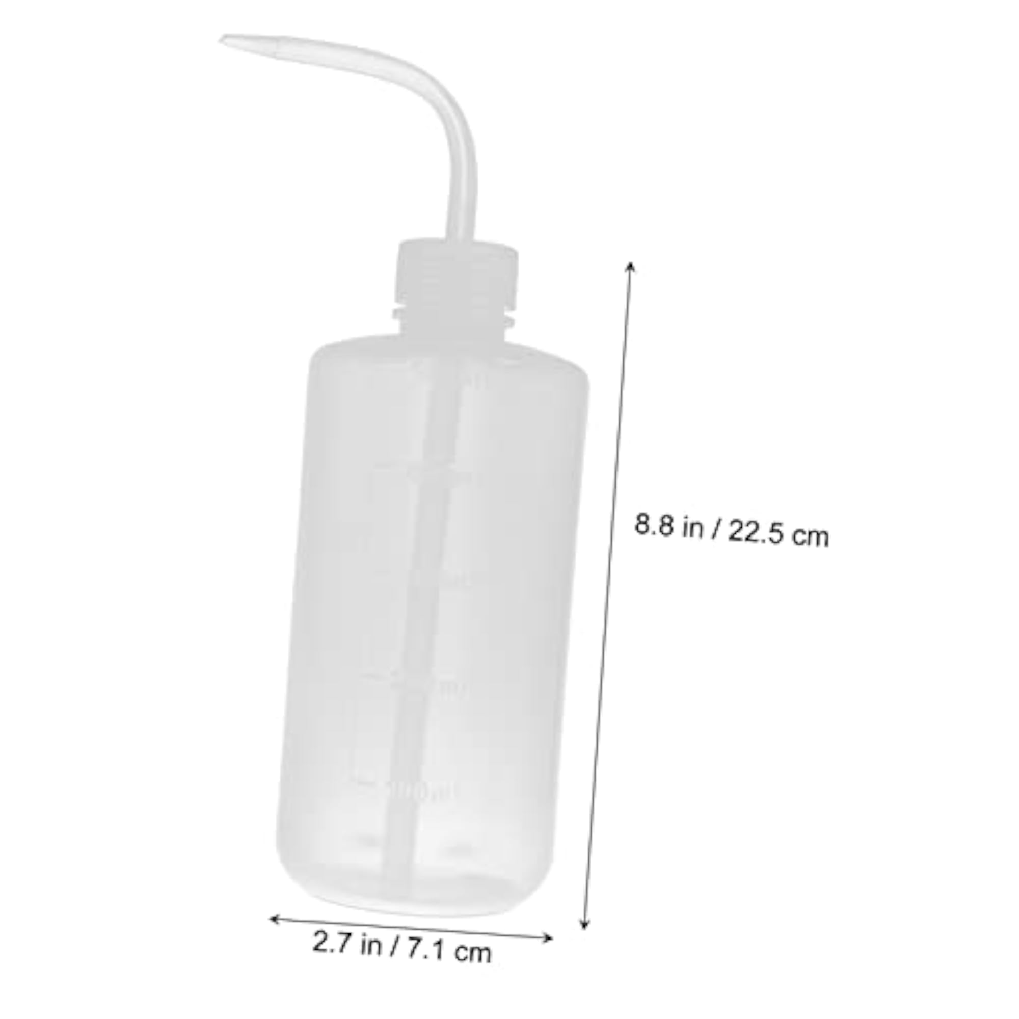6pcs Squeeze Wash Bottles Plastic Scale Rinse Bottles