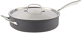 Cuisinart GG33-30H GreenGourmet Hard-Anodized Nonstick 5-1/2-Quart Saute Pan with Helper Handle and Cover