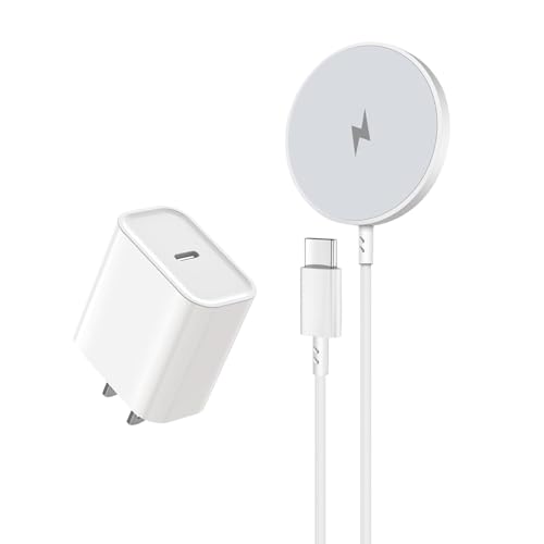 iPhone Wireless Charger,15W Fast Apple Mag-Safe Charger Magnetic Charging