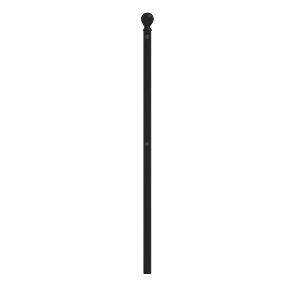Testiera in Metallo Nero 120 cm Spalliera Letto Una Piazza E Mezza Testiera Letto Una Piazza E Mezza Testata Letto Matrimoniale Testiera Letto Singolo per Salone Camere Da Letto Camera Degli Ospiti