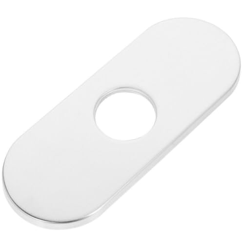 Tool Part for Seamless Silver Deck Plate for Bathroom Sink Faucet Hole Cover Elegant Design