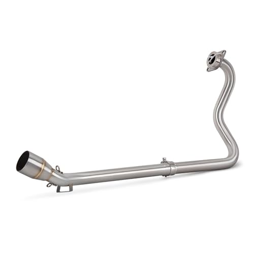 Pot d'échappement pour moto en acier inoxydable collecteur de section avant FZ250