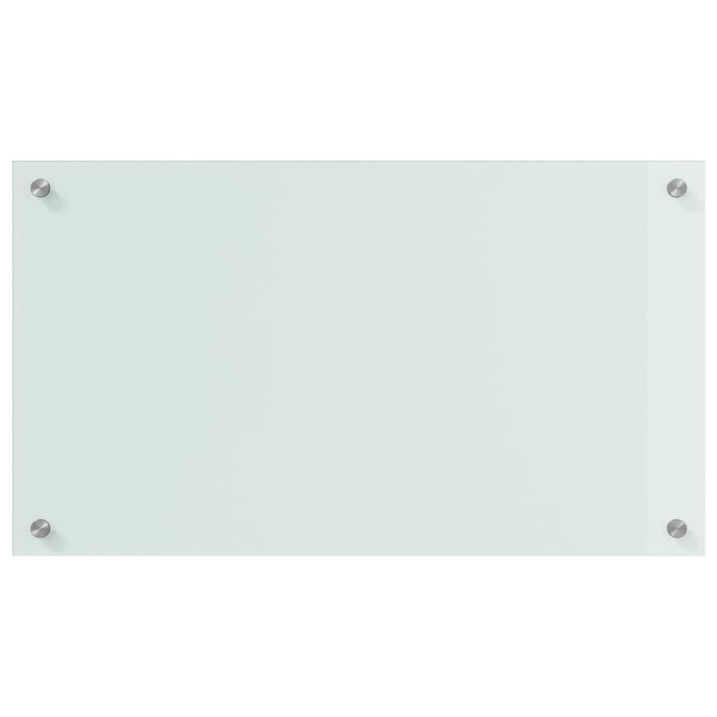 Solivagant Küchenrückwand 2 pcs Weiß 70 x 40 cm Gehärtetes Glas, Küche Esszimmer,Küchenhelfer -utensilien, 12.6 kg-3415518