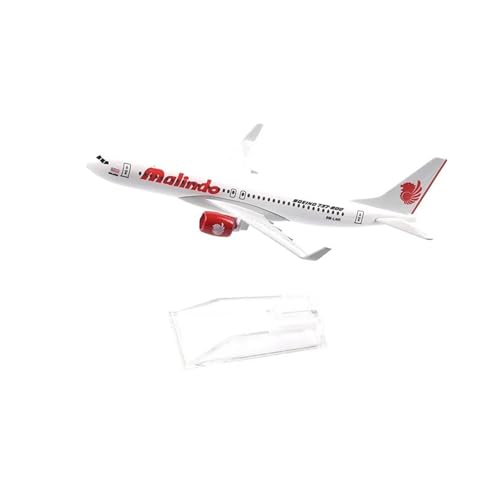 Modèle d'avion miniature 1/400 Lion Boeing 737 en alliage moulé sous pression cadeau passionné