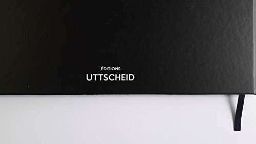 UTTSCHEID Registre folioté numéroté Vertical 21 x 29,7 cm - 100 pages - Couverture noire - Quadrillé - Petits carreaux – vue 4