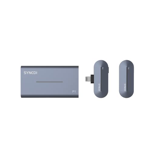 SYNCO AI Mini Wireless Lavalier Microphone for Android USB-C Creators | AI Translation & Instant Summaries, AI Noise Reduction and Mind Maps, Save Time for Vlogs, Interviews, Meetings, Trave