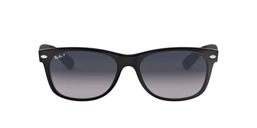 Ray-Ban New Wayfarer, Occhiali da sole, unisex ,Nero verde, 55 mm
