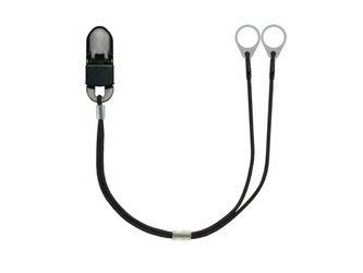 Gancho para implante coclear/audifono Smartear Doble- protección anti caída, rotura del procesador (negro, 7mm)