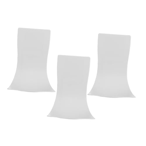 Unomor 3pcs Soap Dispenser Drip Tray Plastic Anti-Spill Hand Washing Holder White Soap Dispenser Catch All Tray