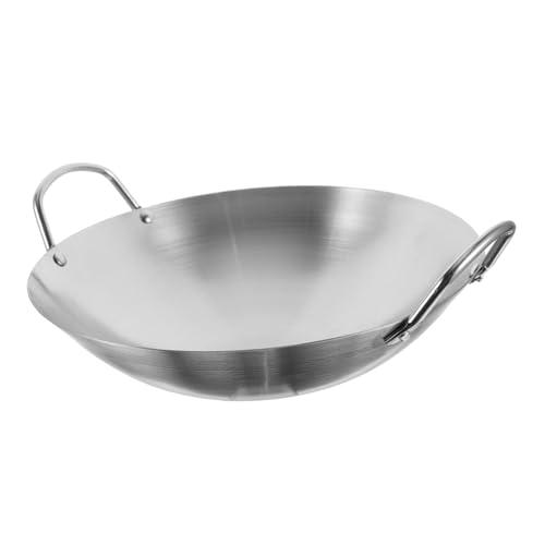 Wok de acero inoxidable para cocinar en casa miniatura 1