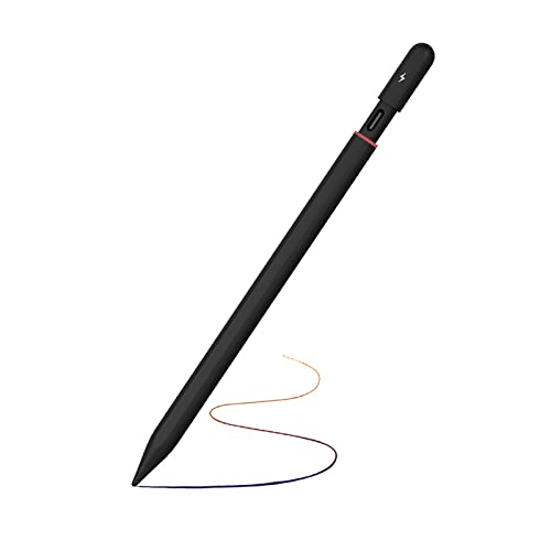Stylet universel noir magnétique recharge USB pour tablette et téléphone de haute précision