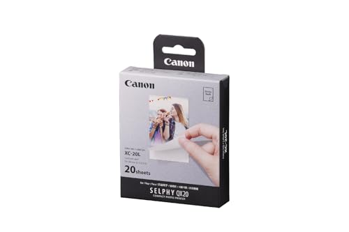 Amazon.co.jp: Canon XC-20L カラーインク/ペーパーセット SELPHY QX20
