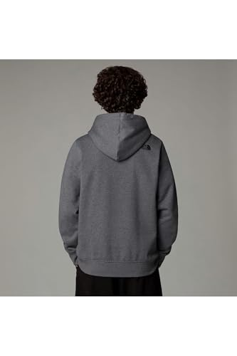 The North Face NF0A89EMDYY1 M Drew Peak Pullover Hoodie Maglia Lunga Uomo TNF Medium Grey Heather Taglia M - Immagine 2