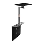 ZGUZMCMK Projector Stand Bed Sofa Projector Stand Easy Installation Black Projector Bracket Holder Adjustable Height for Stage Home, Small Tripod Head