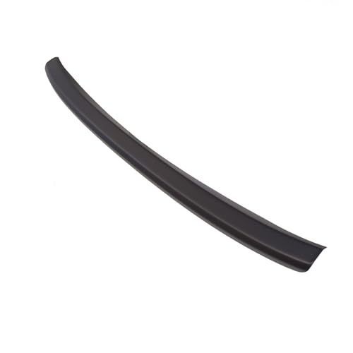 Travall Car Trunk Bumper Protector Compatible with Ford Focus Estate (2010-2018) - Vehicle-Specific Black Smooth Plastic Bumper Protection Against Scuffs and Scratches