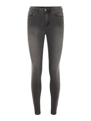 VERO MODA Damen VMTANYA MR S Piping Jeans VI207 GA 10225234, Farbe: Dark...