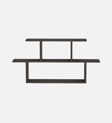Image of Ethan Multipurpose Modular Wall Racks /Shelves /Organiser /Decor Particle Board Wall Shelf (Number of Shelves - 5, Brown)