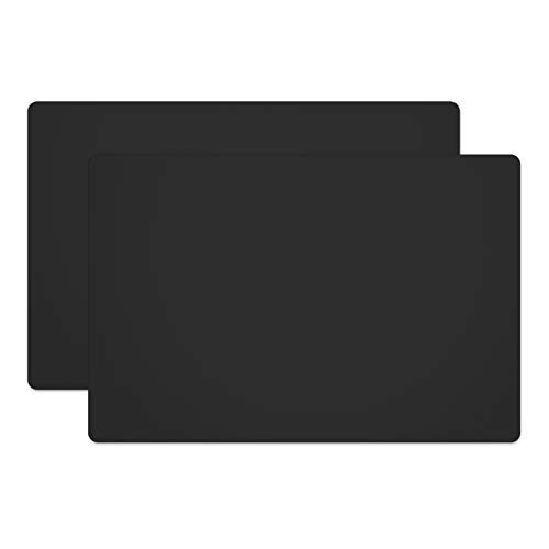 Silicone Placemats, Food-Grade Non-Slip Waterproof, Dining, Stain Resistant, Countertop Protector, Kitchen Counter Mat, Heat Resistant, Baking mat Dishwasher Safe (23.6