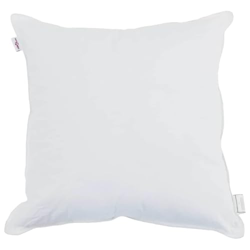 vidaXL Baumwollkissen, rechteckig, für Schlafzimmer, innen, Schlaf, Bettung, Zubehör, Unterstützung, Komfort, erholsam, weiß