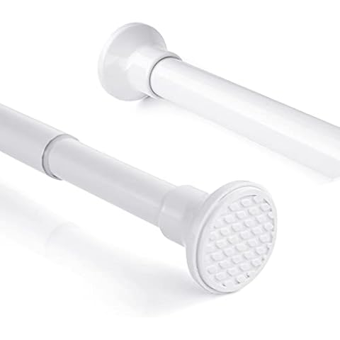 FRENESSA Extendable Tension Shower Curtain Rod Cover