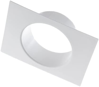150 mm proste złącze kanałowe z kołnierzem - okrągły przewód PVC - rura wentylacyjna - płyta ścienna
