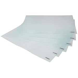 Amazon Brand – Solimo Pvc Fridge Multipurpose Mat, Set Of 6, White, Standard, Polyvinyl Chloride