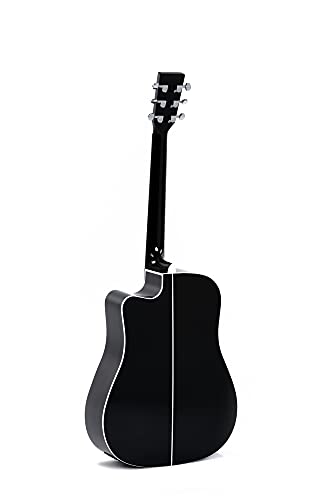 Sigma DMC-1E-BK – Guitare électro-acoustique – Noir - Les Beatles, Paul McCartney, John Lennon, RIngo Starr, George Harrison Sigma DMC-1E-BK - Guitare électro-acoustique - Noir – Image 4