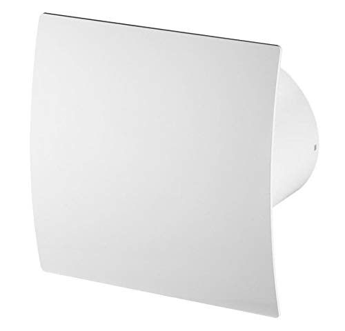 Awenta 100mm Humidity Sensor Extractor Fan White ABS Front Panel ESCUDO Wall Ceiling Ventilation