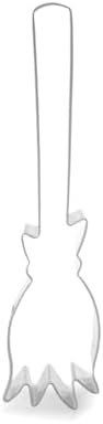 Keewah Witch Broom Cookie Cutter, 4.9 x 1.2 inch, Stainless Steel image 3