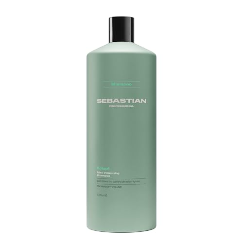 Sebastian Professional Volupt | Champú Voluminizador Profesional | Potencia el Volumen y la Densidad del Cabello | Suavidad al Tacto y Sensación de Ligereza | 1L