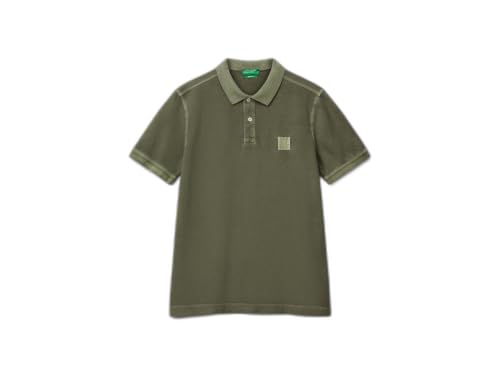 United Colors of Benetton Erkek Haki%100 Organik Koton Regular…