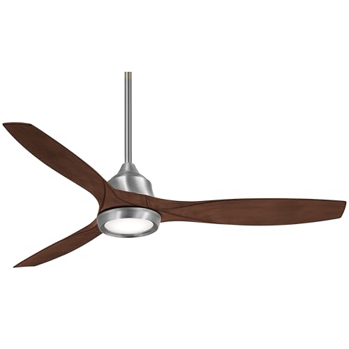Minka-Aire F749L-BN Skyhawk 60 Inch LED Ceiling Fan with Carved