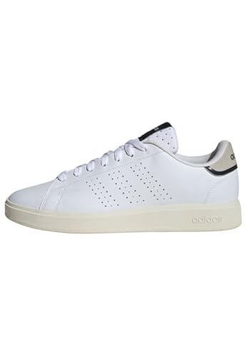 adidas Uomo Advantage Base 2.0 Shoes, Ftwr White/Ftwr White/Wonder Alumina, 37 1/3 EU