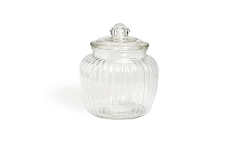 Excelsa Chic Barattolo Vetro, 14.5x14.5x18 cm