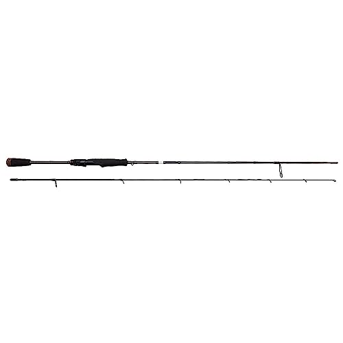 Canna da pesca con esche artificiali SG2 Ultra Light Game Spinning Rod per pesci predatori luccioperca lucioperca 2.71 m Azione moderata e veloce robusta nero Unisex