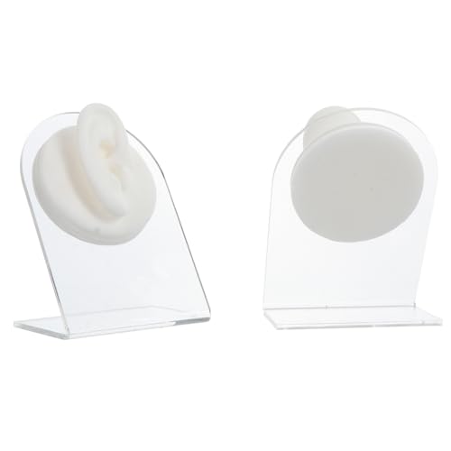 Modèle d'oreille en silicone flexible et résistant pour vitrine