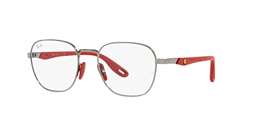 Image of Ray-Ban unisex-adult Rx6484m Scuderia Ferrari Collection Square Prescription Eyewear Frames
