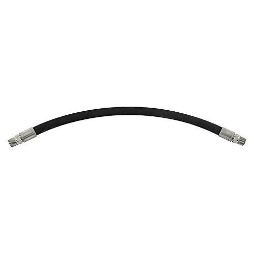 Image of Complete Tractor 3001-0102 Hydraulic Hose Compatible with /Replacement for Tractors - 1 /2 inch x 18 inch SAE 100 R2AT 2 wire Hydraulic hose assembly (4000 psi)