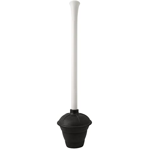 Image of PlumbCraft 24-in. Bellows-Style Heavy-Duty Toilet Plunger 7506850, Heavy Duty Toilet Plunger for Households, Ergonomic Plunger to Unclog Toilet, Toilet Bowl Plunger with Ergonomic Handle