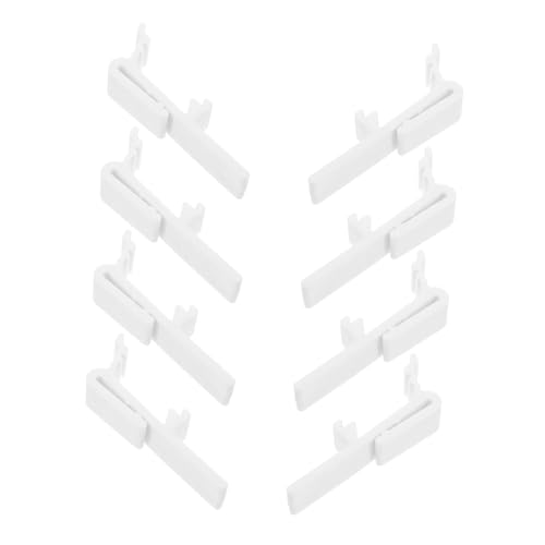 Cabilock 8pcs Vertical Blind Valance Clips Replacement for Blackout Curtains Pom Material Easy Install Home Office Use