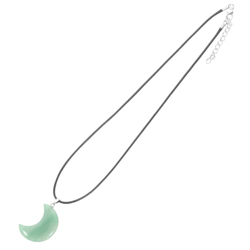 Holibanna 1pc Jade Craft Pendant Necklace Elegant Moon...