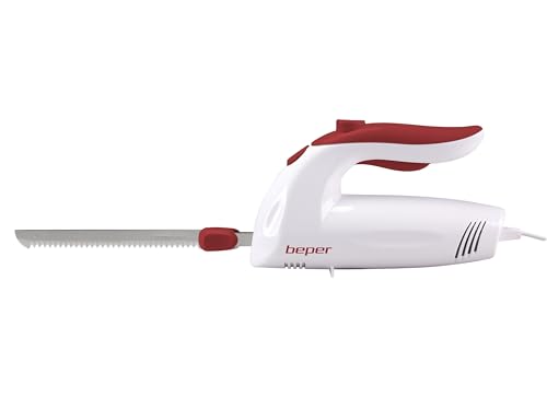 BEPER BP.790 Coltello elettrico da cucina, 150 W, ABS, Bianco/Rosso - immagine 4