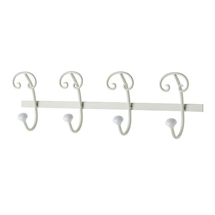 Baroni Home Perchero de pared Shabby Chic