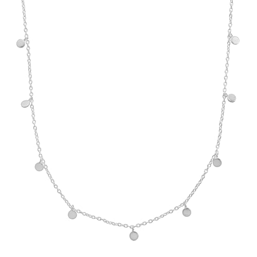Silpada 'Silver Lace' Adjustable Station Necklace in Sterling Silver, 18